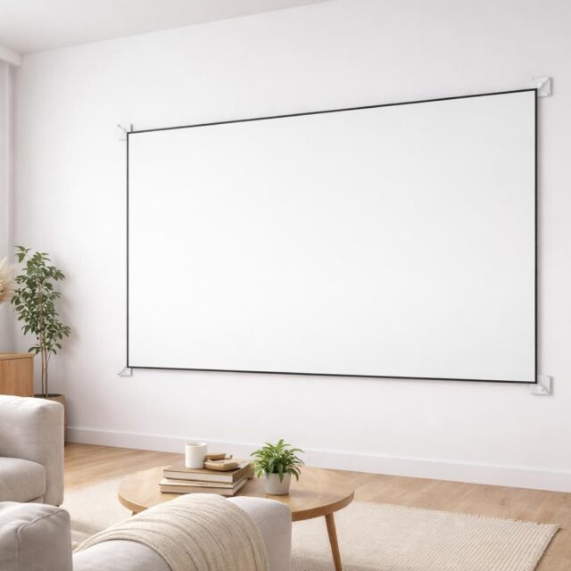 apprenez à installer un écran de projection proprement sans percer grâce à nos astuces simples et efficaces pour un rendu professionnel et sans dégâts.